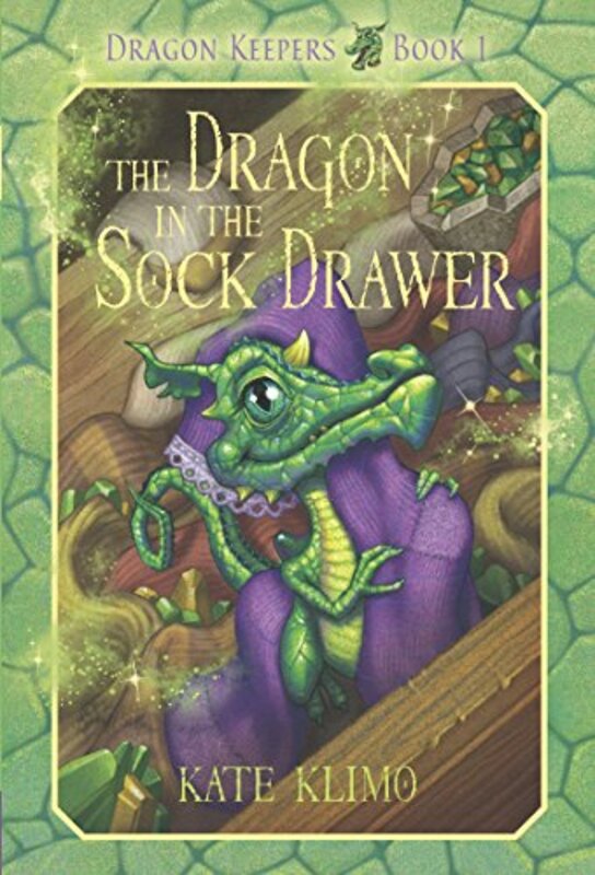 Book cover for "The Dragon in the Sock Drawer" by Kate Klimo