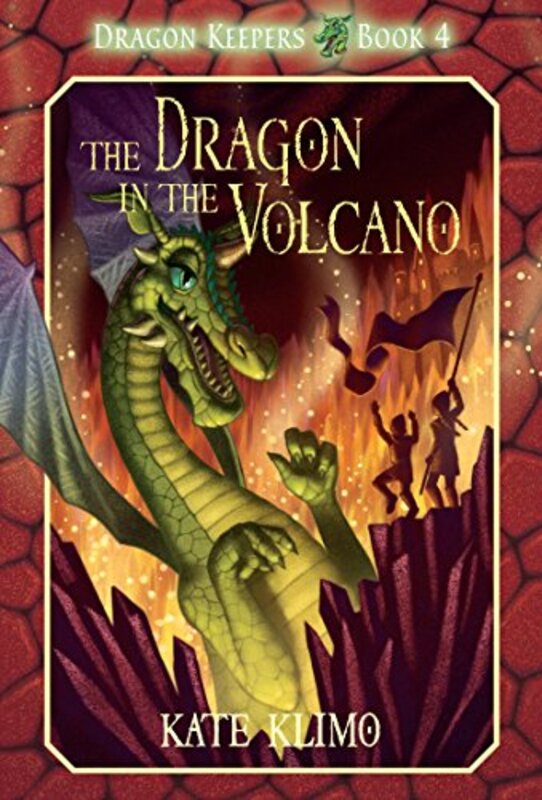 Book cover for "The Dragon in the Volcano" by Kate Klimo