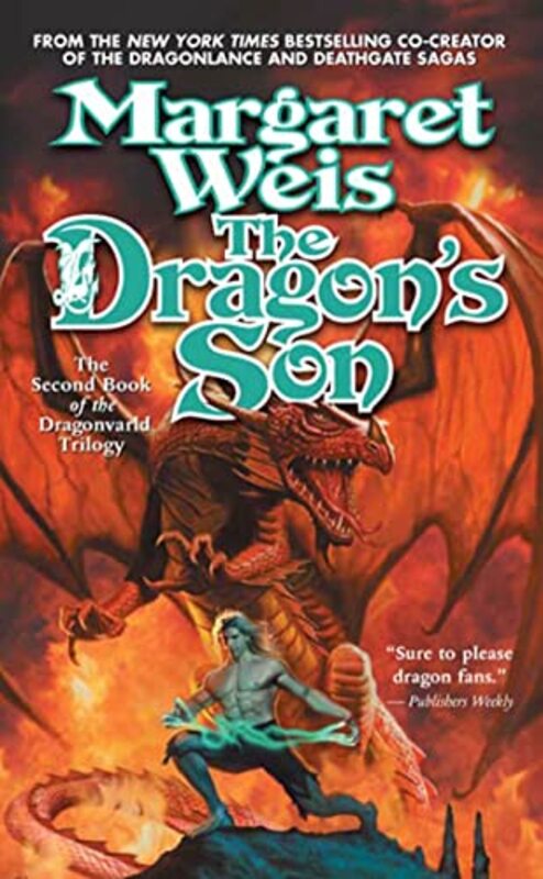 Book cover for "The Dragon's Son" by Margaret Weis