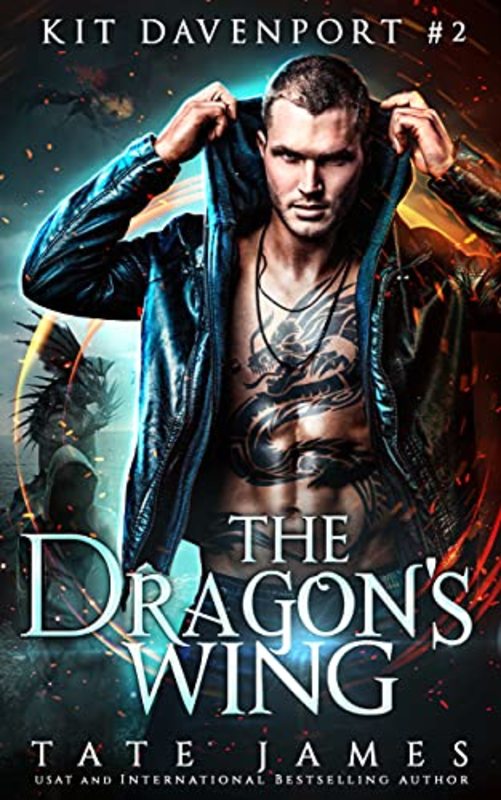 Book cover for "The Dragon's Wing" by Tate James