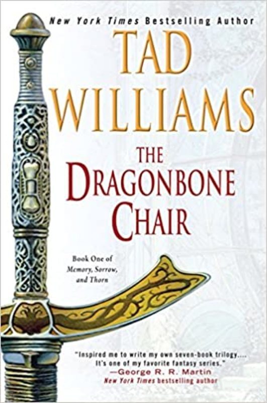 Book cover for "The Dragonbone Chair" by Tad Williams