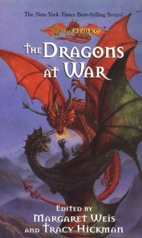 Book cover for "The Dragons at War" by Margaret Weis