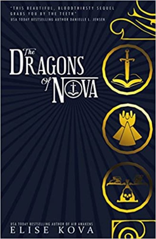 Book cover for "The Dragons of Nova" by Elise Kova