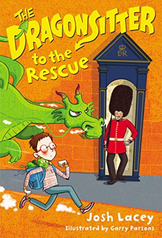 Book cover for "The Dragonsitter to the Rescue" by Josh Lacey