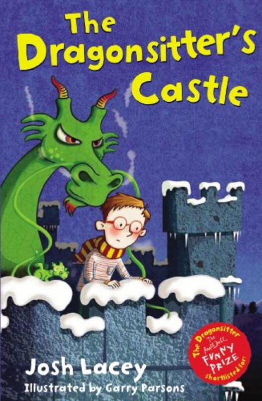 Book cover for "The Dragonsitter's Castle" by Josh Lacey