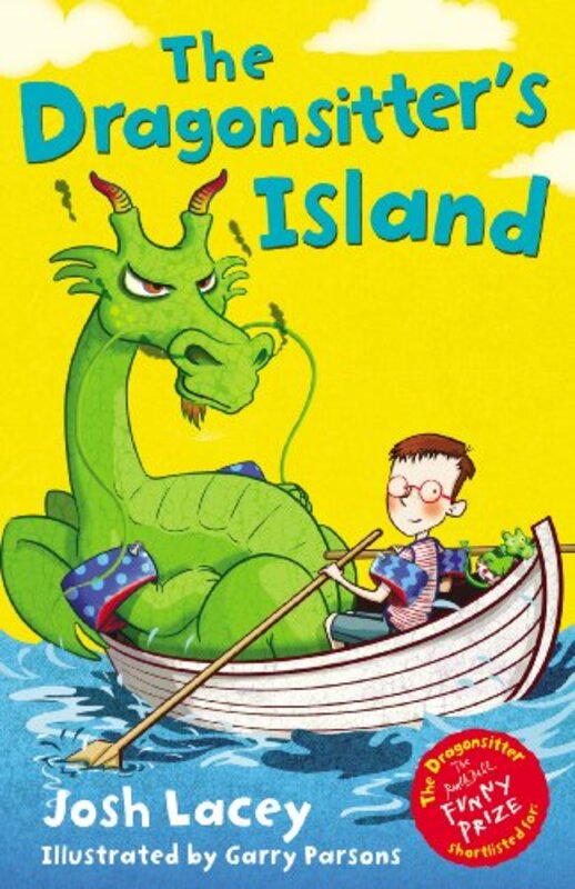Book cover for "The Dragonsitter's Island" by Josh Lacey