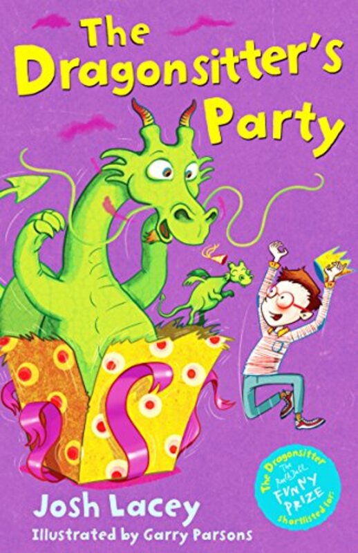 Book cover for "The Dragonsitter's Party" by Josh Lacey