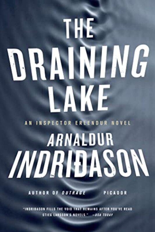 Book cover for "The Draining Lake" by Arnaldur Indriðason