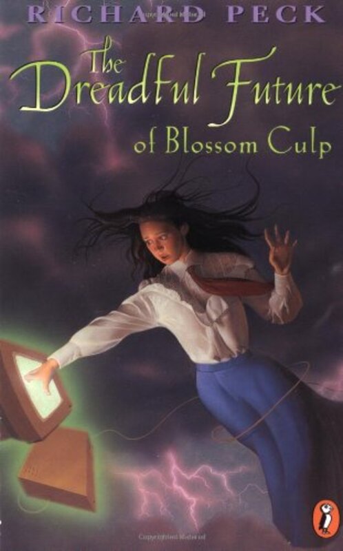 Book cover for "The Dreadful Future of Blossom Culp" by Richard Peck
