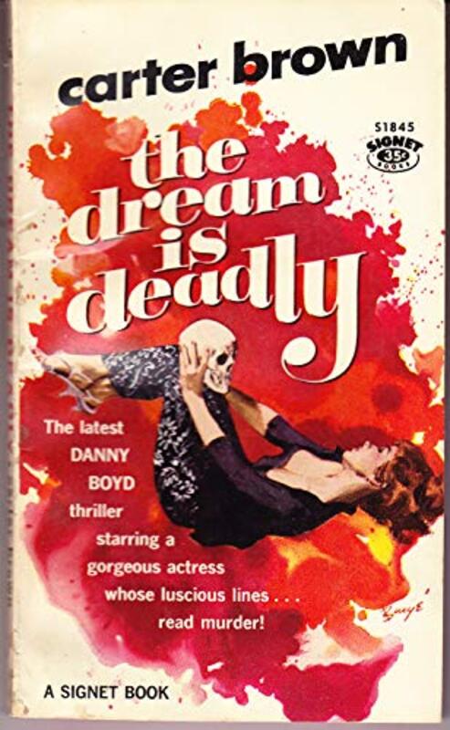 Book cover for "The Dream Is Deadly" by Carter Brown