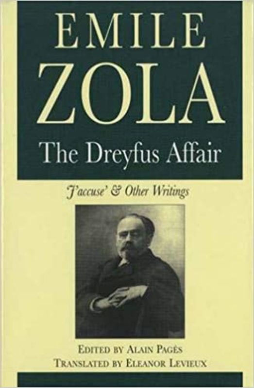Book cover for "The Dreyfus Affair" by Émile Zola