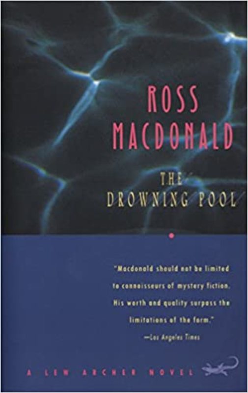 Book cover for "The Drowning Pool" by Ross Macdonald