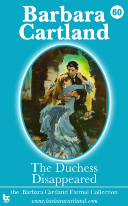 Book cover for "The Duchess Disappeared" by Barbara Cartland