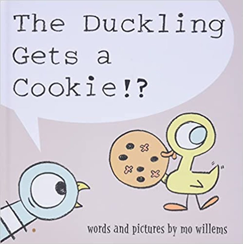 Book cover for "The Duckling Gets a Cookie!?" by Mo Willems