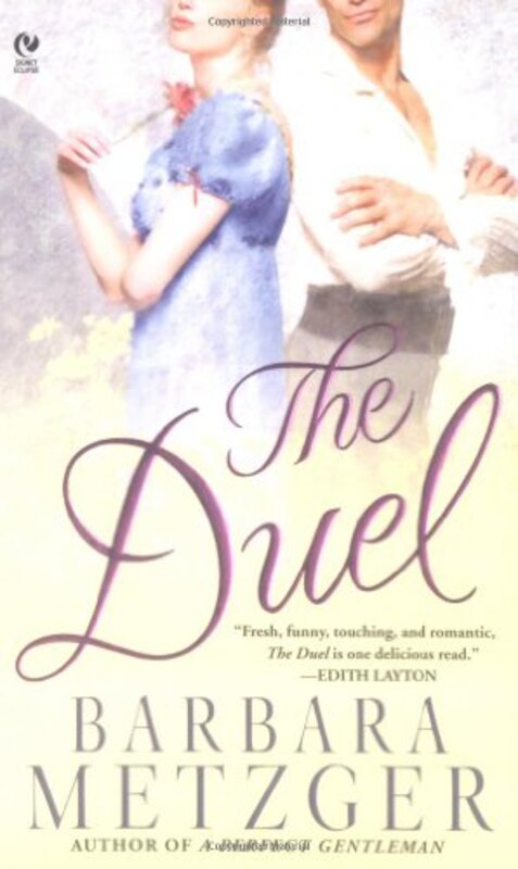 Book cover for "The Duel" by Barbara Metzger