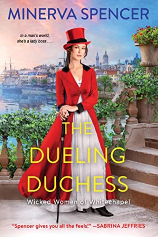 Book cover for "The Dueling Duchess" by Minerva Spencer