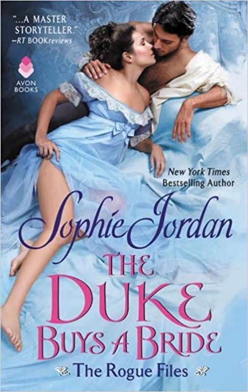Book cover for "The Duke Buys a Bride" by Sophie Jordan