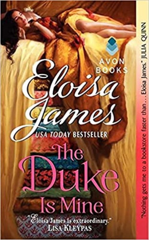 Book cover for "The Duke Is Mine" by Eloisa James