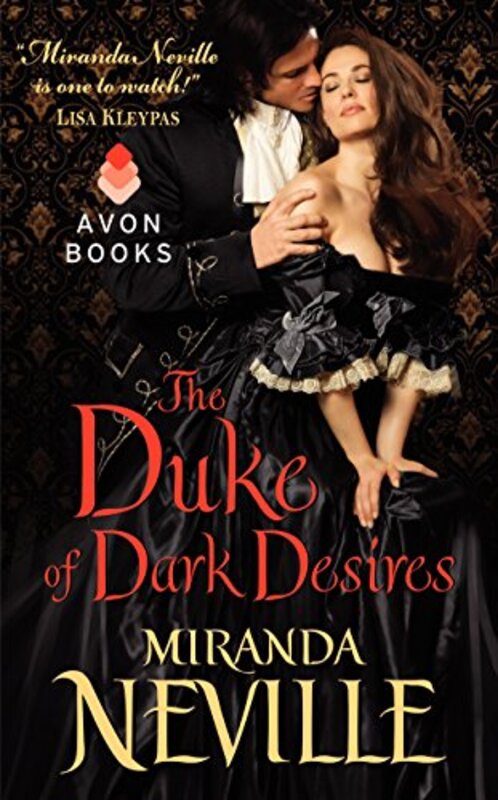 Book cover for "The Duke of Dark Desires" by Miranda Neville