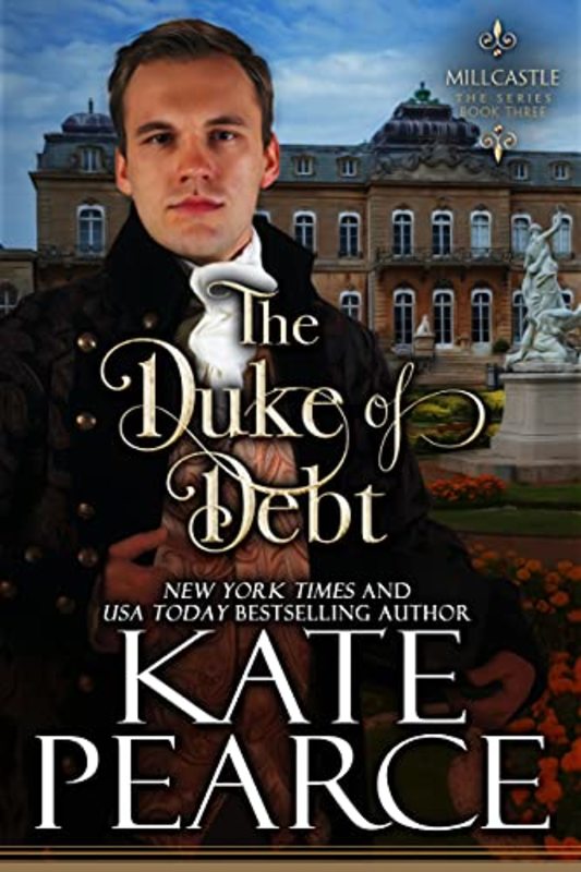 Book cover for "The Duke of Debt" by Kate Pearce