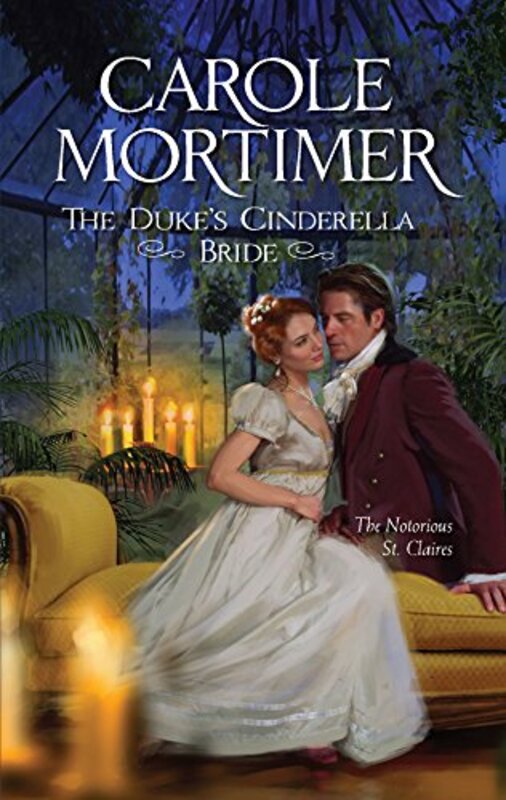 Book cover for "The Duke's Cinderella Bride" by Carole Mortimer