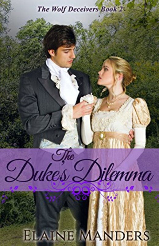 Book cover for "The Duke's Dilemma" by Elaine Manders