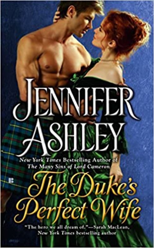Book cover for "The Duke's Perfect Wife" by Jennifer Ashley