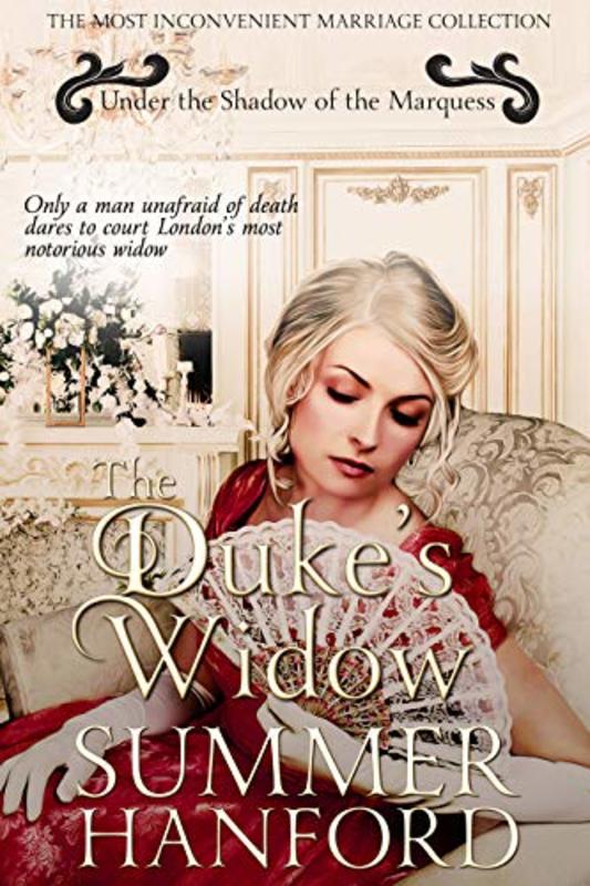 Book cover for "The Duke's Widow" by Summer Hanford