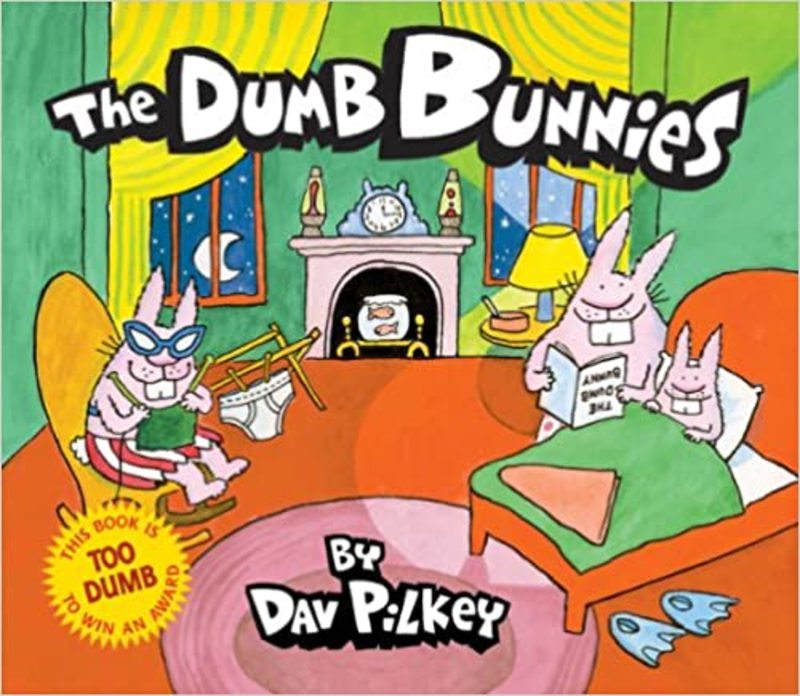 Book cover for "The Dumb Bunnies" by Dav Pilkey