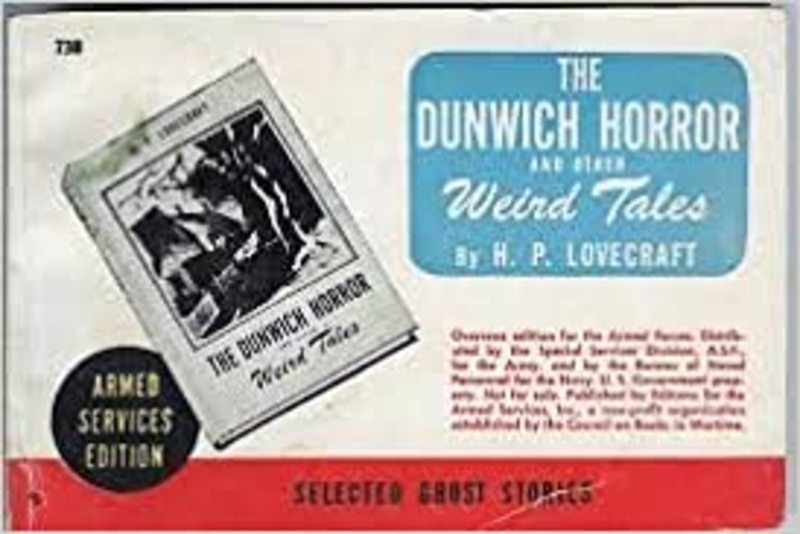 Book cover for "The Dunwich Horror and Other Weird Tales" by H. P. Lovecraft