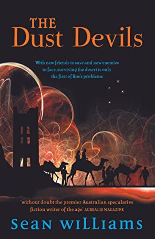 Book cover for "The Dust Devils" by Sean Williams