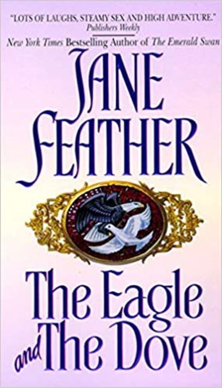 Book cover for "The Eagle and the Dove" by Jane Feather