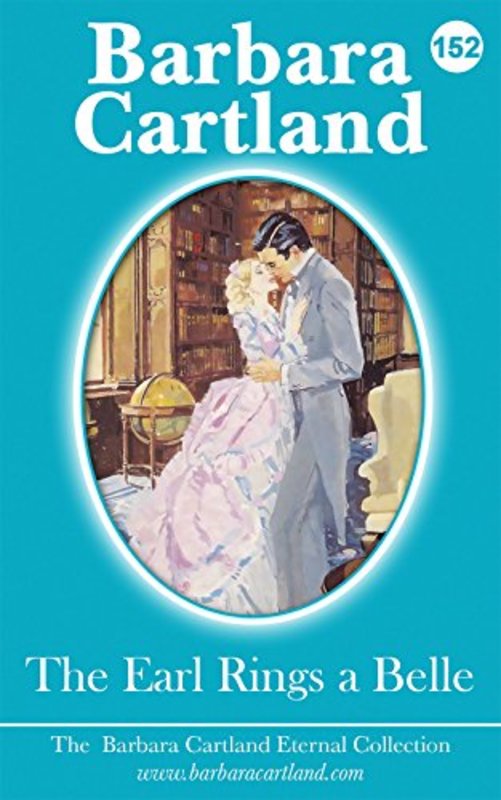 Book cover for "The Earl Rings a Belle" by Barbara Cartland