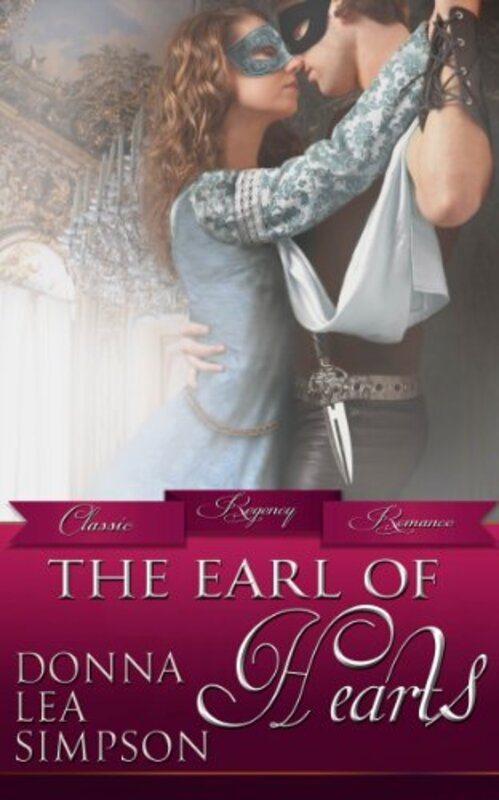 Book cover for "The Earl of Hearts" by Donna Lea Simpson