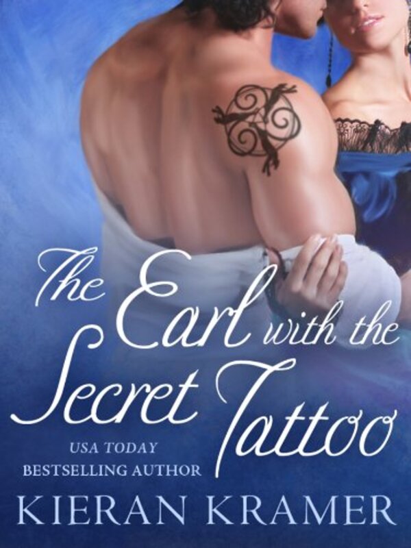 Book cover for "The Earl with the Secret Tattoo" by Kieran Kramer