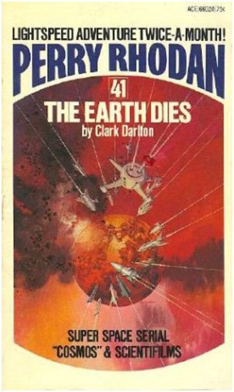 Book cover for "The Earth Dies" by Kurt Brand