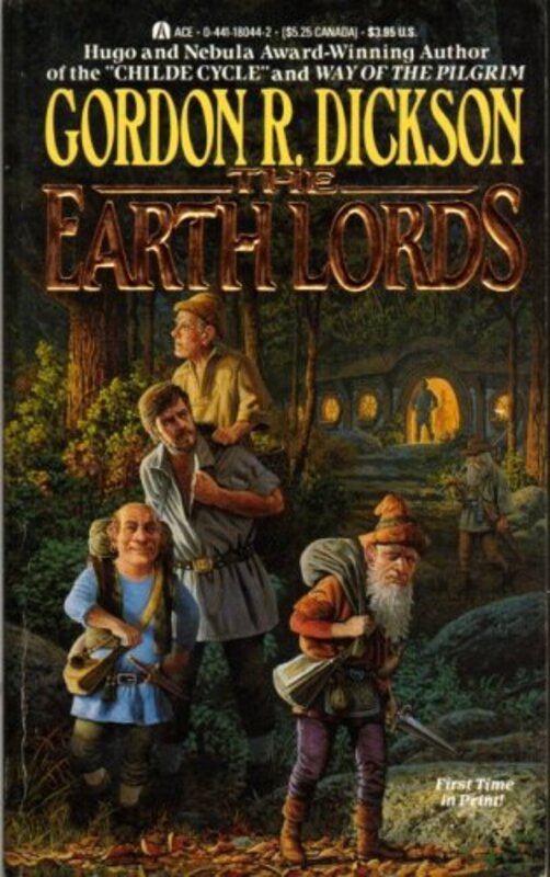 Book cover for "The Earth Lords" by Gordon R Dickson