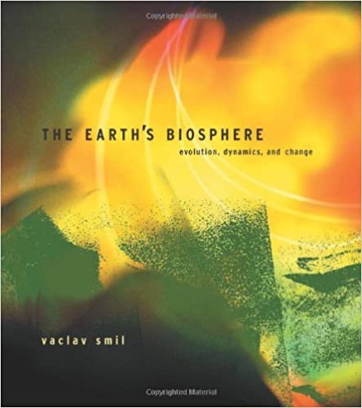 Book cover for "The Earth's Biosphere" by Vaclav Smil