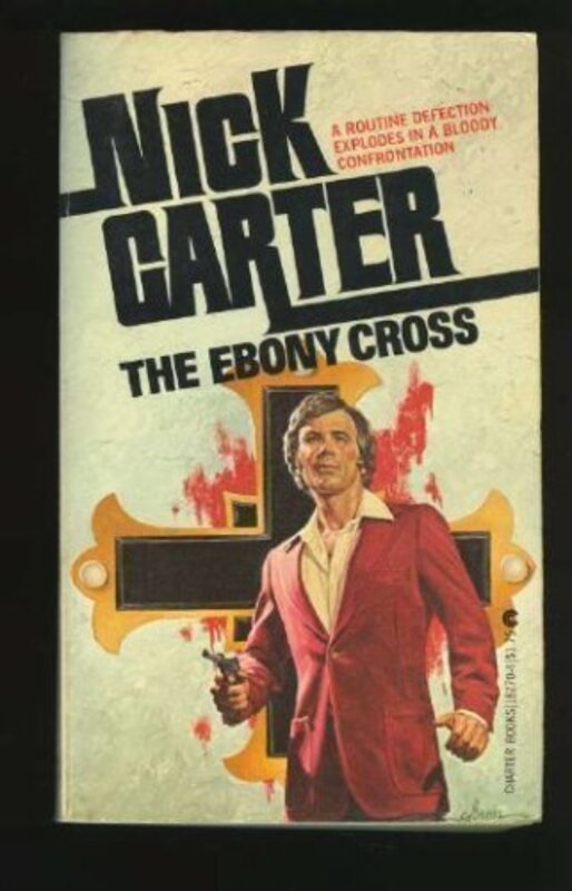 Book cover for "The Ebony Cross" by Nick Carter
