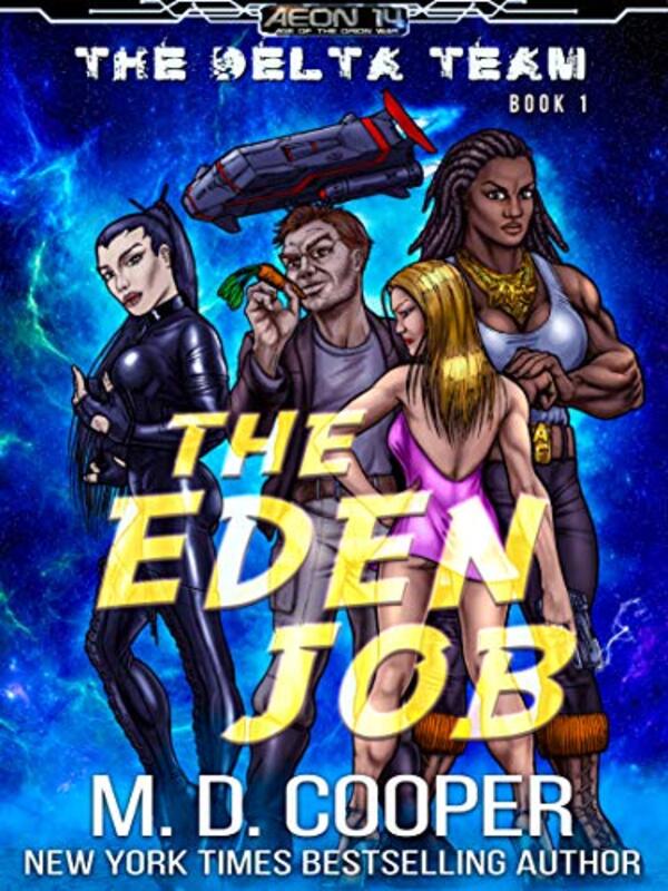 Book cover for "The Eden Job" by MD Cooper