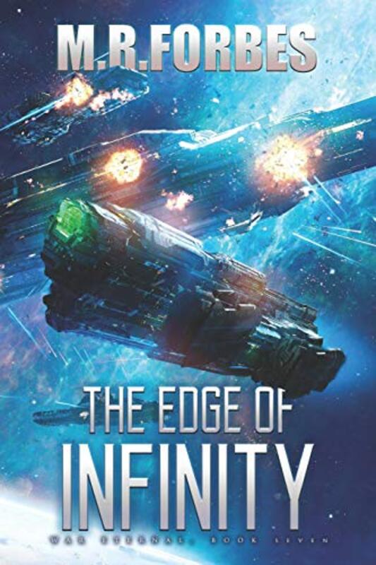Book cover for "The Edge of Infinity" by MR Forbes