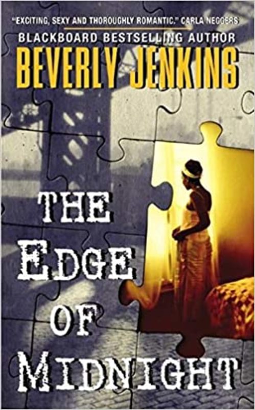 Book cover for "The Edge of Midnight" by Beverly Jenkins