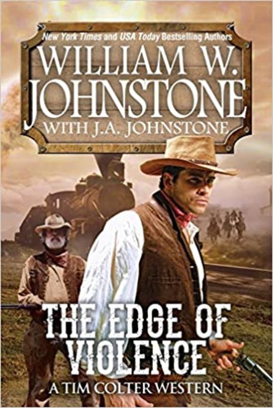 Book cover for "The Edge of Violence" by J A Johnstone