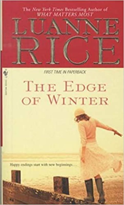 Book cover for "The Edge of Winter" by Luanne Rice