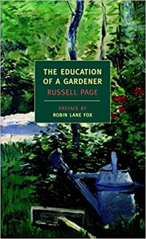 Book cover for "The Education Of A Gardener" by Russell Page