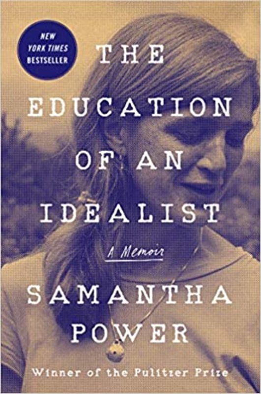 Book cover for "The Education of an Idealist" by Samantha Power