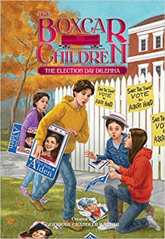 Book cover for "The Election Day Dilemma" by Gertrude Chandler Warner