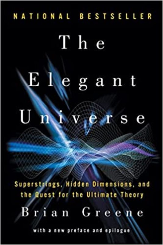 Book cover for "The Elegant Universe" by Brian Greene