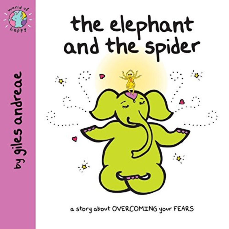 Book cover for "The Elephant and the Spider" by Giles Andreae