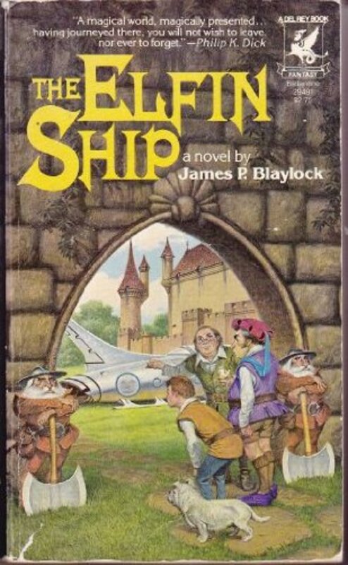 Book cover for "The Elfin Ship" by James P Blaylock